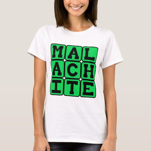 Malachit, grüne Farbe T-Shirt (Vorderseite)