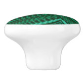 Malachit keramikknauf (Seitenansicht)