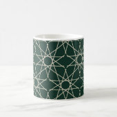 Malachit-Knochen-Geometrie Kaffeetasse (Mittel)