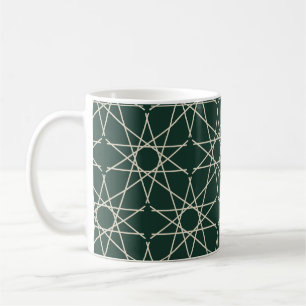 Malachit-Knochen-Geometrie Kaffeetasse