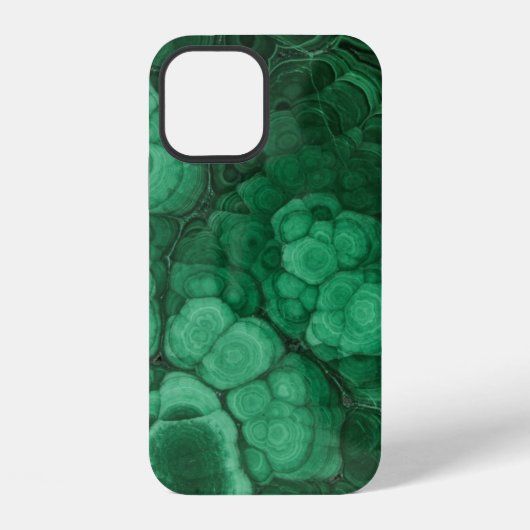 Malachit-Knollen Grün iPhone Hülle (Rückseite)