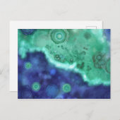 Malachit - Lebenskraft Postkarte (Vorne/Hinten)