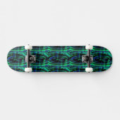 Malachite Azurite Swirl Skateboard (Horizontal)