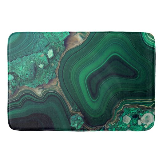 Malachite Bath Mat Badematte (Vorderseite)