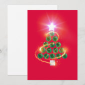 Malachite Christmas Tree Feiertagskarte (Vorne/Hinten)