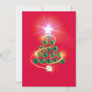 Malachite Christmas Tree Feiertagskarte