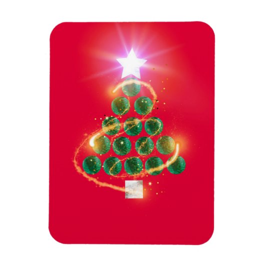 Malachite Christmas Tree Magnet (Vertikal)