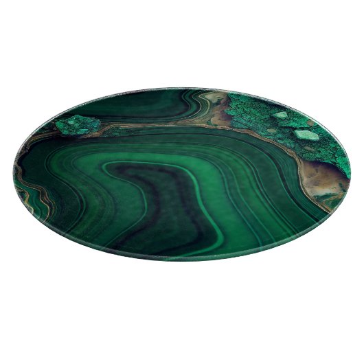 Malachite Cutting Board Schneidebrett (Ecke)