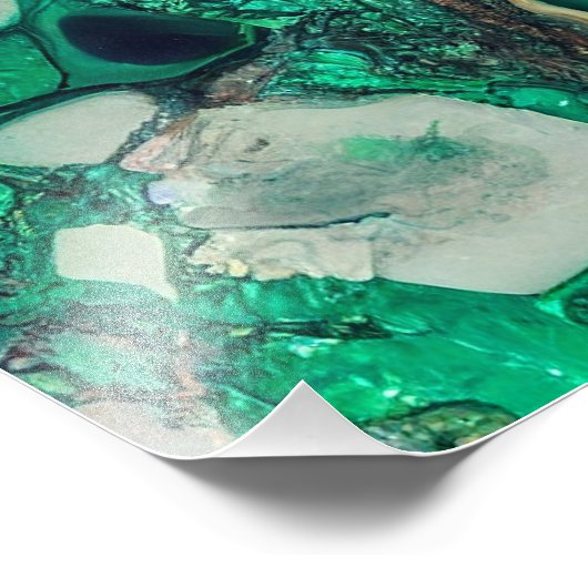Malachite Foto Print (Ecke)