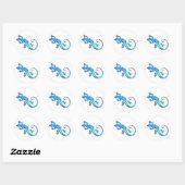 Malachite Gecko Stickers (Blatt)