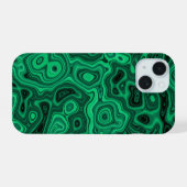 Malachite Green iPhone 15 Hülle (Rückseite (Horizontal))