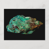 Malachite Green Mineral Rock Nature Fotografy Postkarte (Vorderseite)