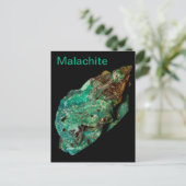Malachite Green Mineral Rock Nature Fotografy Postkarte (Stehend Vorderseite)