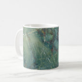Malachite Grüne Marmor Details Textur Kaffeetasse (Vorderseite Links)
