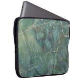 Malachite Grüne Marmor Details Textur Laptopschutzhülle (Vorne Rechts)