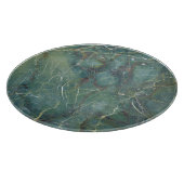 Malachite Grüne Marmor Details Textur Schneidebrett (Ecke)