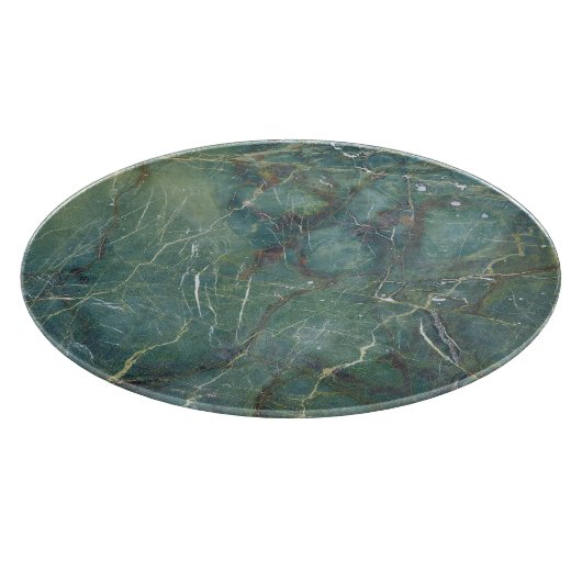 Malachite Grüne Marmor Details Textur Schneidebrett (Ecke)