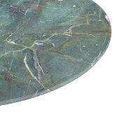 Malachite Grüne Marmor Details Textur Schneidebrett (Ecke)
