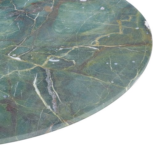 Malachite Grüne Marmor Details Textur Schneidebrett (Ecke)