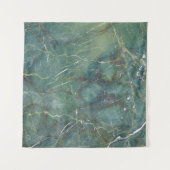 Malachite Grüne Marmor Details Textur Wandteppich (Vorderseite (Horizontal))