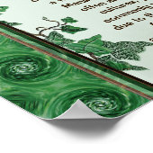 Malachite Ivy Triskel Informational Poster (Ecke)