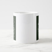 Malachite Portrait Jumbo-Tasse (Vorderseite)