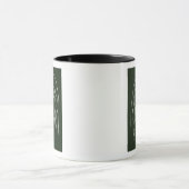 Malachite Portrait mit langer Haare Tasse (Zentrum)