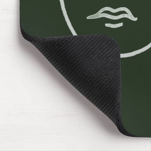 Malachite Portrait Mousepad (Ecke)