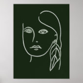 Malachite Portrait Poster (Vorne)