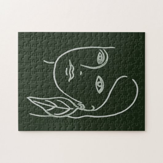 Malachite Portrait Puzzle (Horizontal)