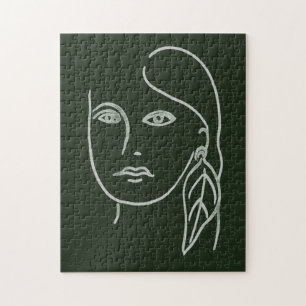 Malachite Portrait Puzzle