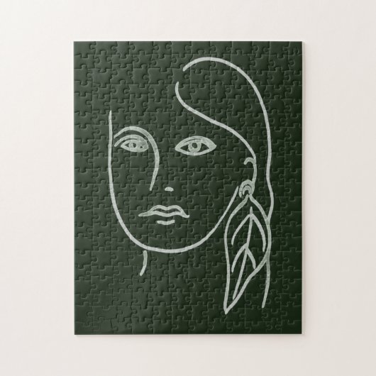Malachite Portrait Puzzle (Vertikal)