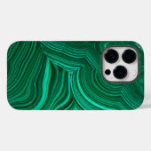Malachite Slice Mineral Stone Phone Case (Rückseite (Horizontal))