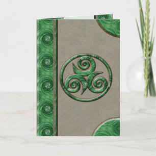 Malachite Triskel Karte
