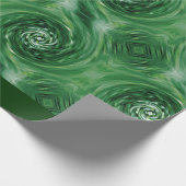 Malachite Triskel Paper Geschenkpapier (Ecke)