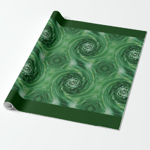 Malachite Triskel Paper Geschenkpapier