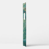 Malachitgrüne Marmorstruktur, Detailstruktur Case-Mate iPhone Hülle (Rückseite / Rechts)