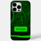 Malachitstein grün,personalisiert Case-Mate iPho iPhone Hülle (Rückseite)