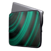 Malachitstruktur-Mineralstein-Felsmuster-Edelstein Laptopschutzhülle (Vorderseite Links)