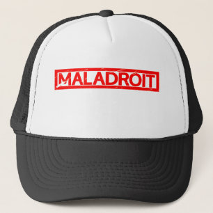 Maladroit-Briefmarke Truckerkappe