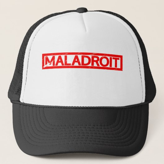 Maladroit-Briefmarke Truckerkappe (Vorderseite)