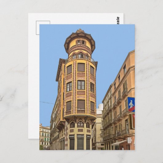 Malaga. 11. postkarte (Vorne/Hinten)