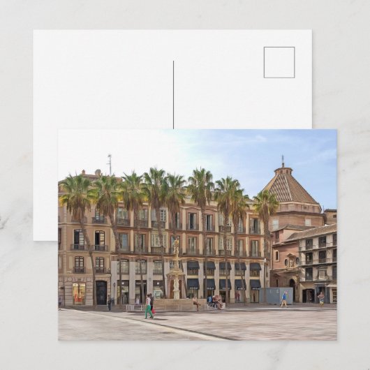 Malaga. 20. postkarte (Vorne/Hinten)