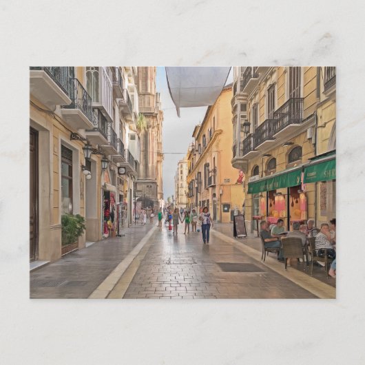 Malaga. 25. postkarte (Vorderseite)