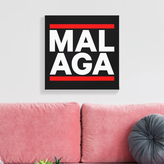 Malaga 2 leinwanddruck (Insitu (Wohnzimmer))