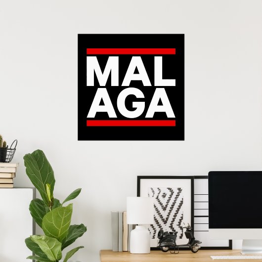 Malaga 2 poster (Heimbüro)