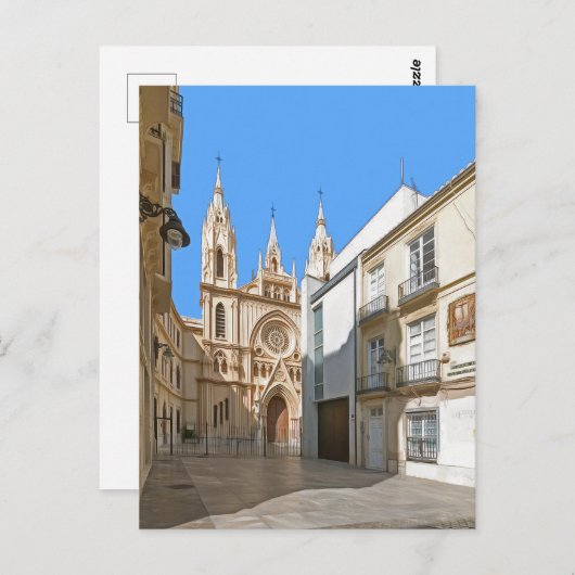 Malaga. #2. postkarte (Vorne/Hinten)
