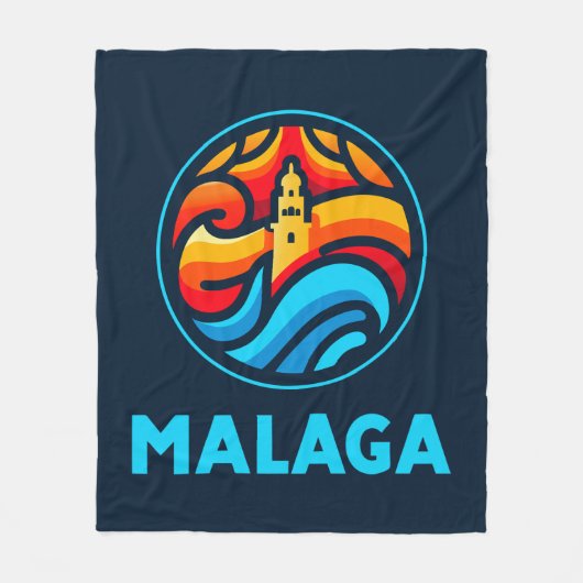 Malaga 3 fleecedecke (Vorderseite)