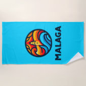 Malaga 3 strandtuch (Vorderseite)