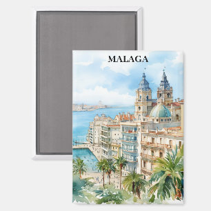 Malaga Andalusien Spanien Magnet